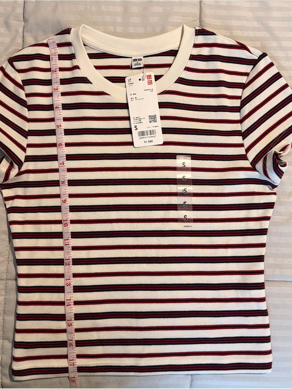 Uniqlo Short Sleeve Crewneck Tee with Stripes